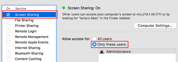 remote access from mac to mac